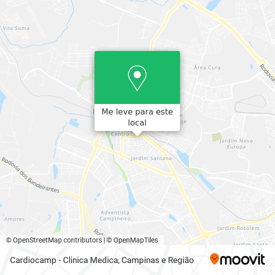 Cardiocamp - Clinica Medica mapa