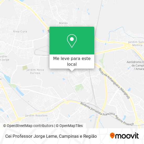 Cei Professor Jorge Leme mapa
