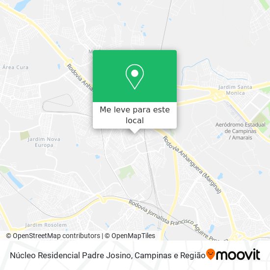 Núcleo Residencial Padre Josino mapa