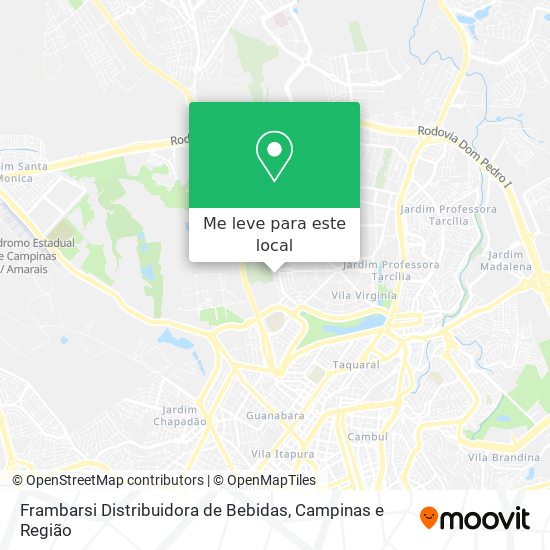 Frambarsi Distribuidora de Bebidas mapa