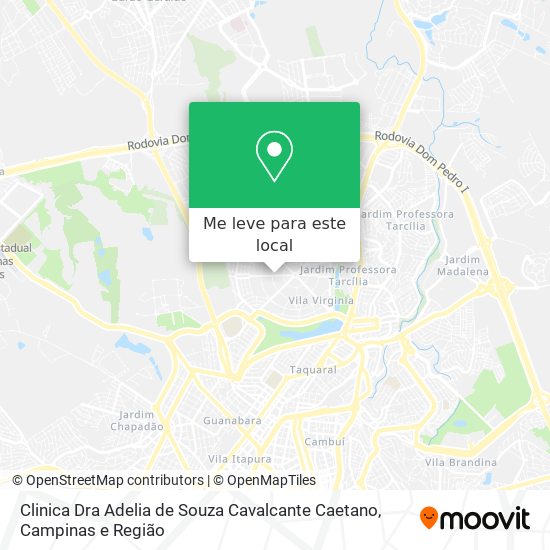 Clinica Dra Adelia de Souza Cavalcante Caetano mapa