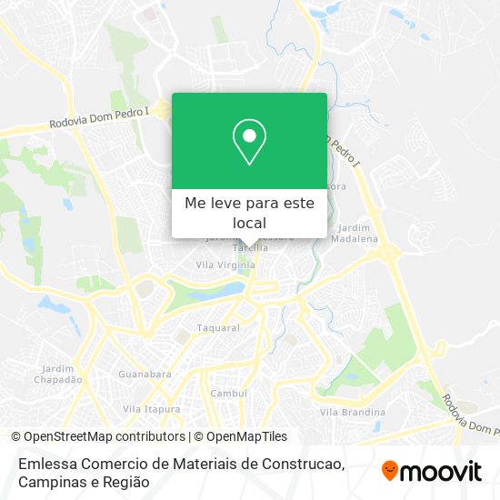 Emlessa Comercio de Materiais de Construcao mapa