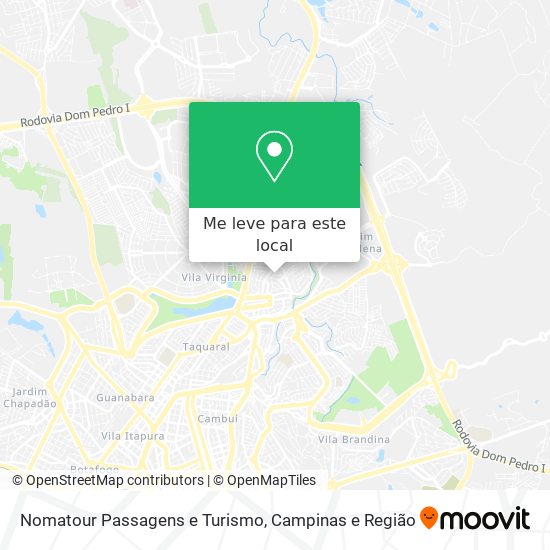 Nomatour Passagens e Turismo mapa