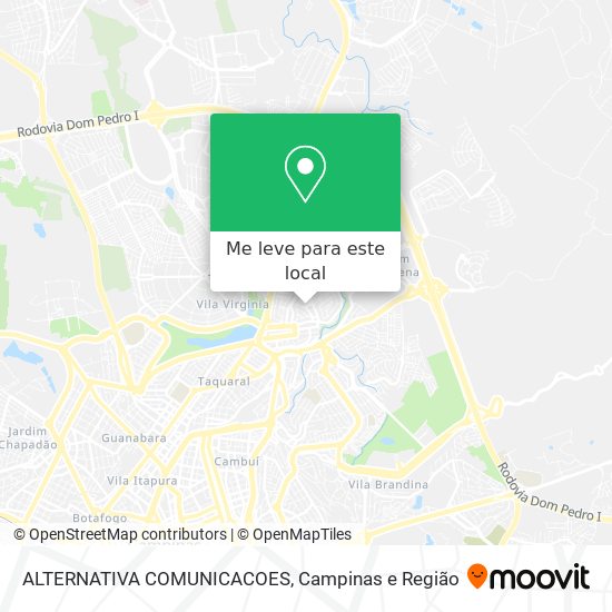 ALTERNATIVA COMUNICACOES mapa