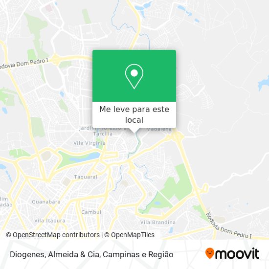 Diogenes, Almeida & Cia mapa