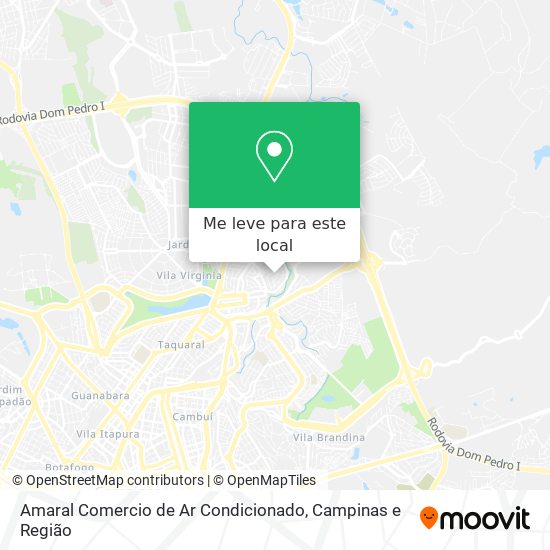 Amaral Comercio de Ar Condicionado mapa