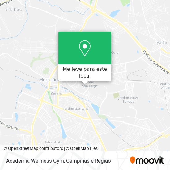 Academia Wellness Gym mapa