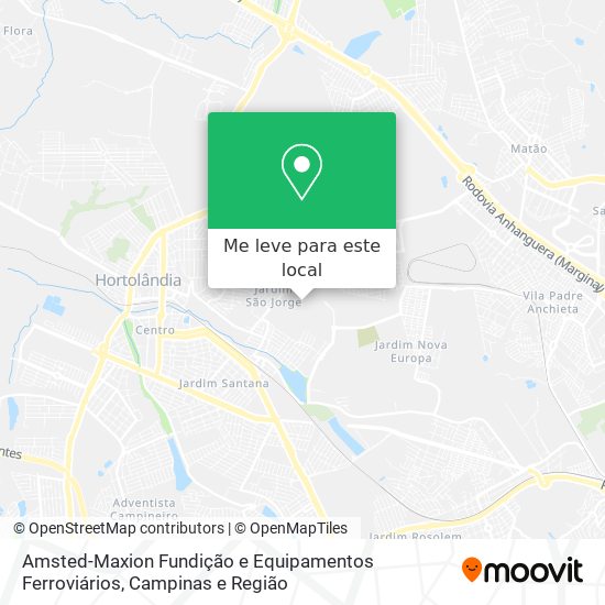 Amsted-Maxion Fundição e Equipamentos Ferroviários mapa