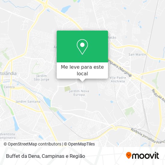 Buffet da Dena mapa