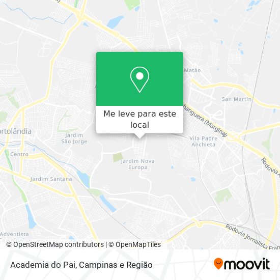 Academia do Pai mapa