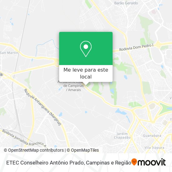ETEC Conselheiro Antônio Prado mapa