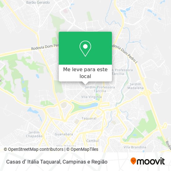 Casas d' Itália Taquaral mapa