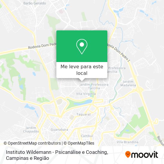 Instituto Wildemann - Psicanálise e Coaching mapa