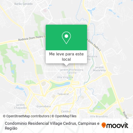 Condominio Residencial Village Cedrus mapa