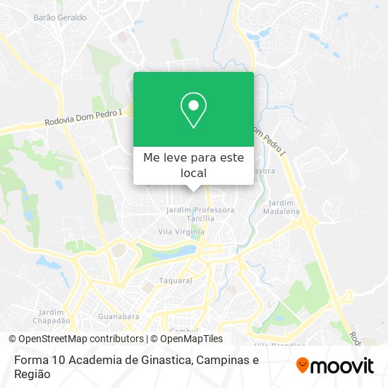 Forma 10 Academia de Ginastica mapa