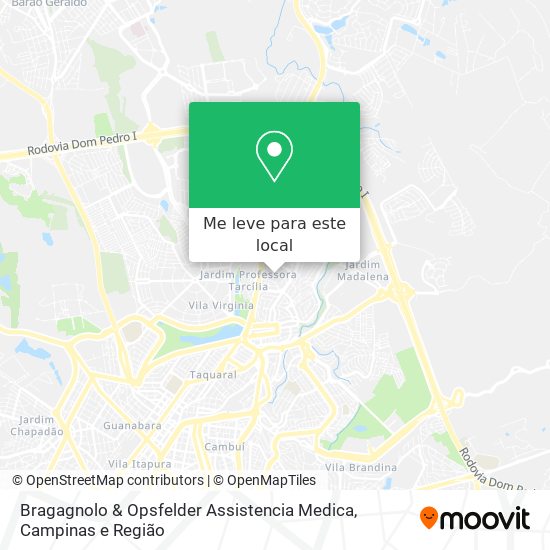 Bragagnolo & Opsfelder Assistencia Medica mapa