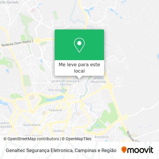 Genaltec Segurança Eletronica mapa