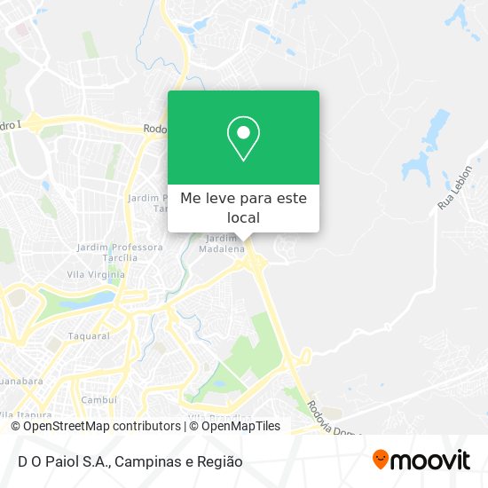 D O Paiol S.A. mapa