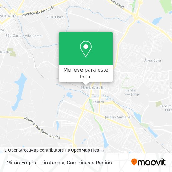 Mirão Fogos - Pirotecnia mapa