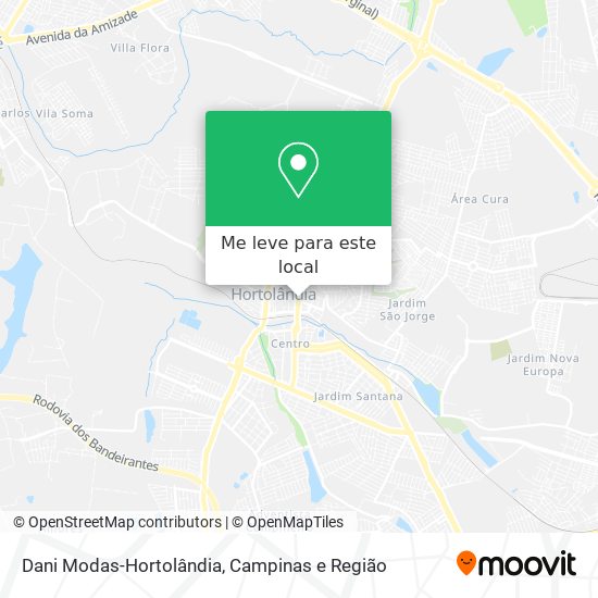 Dani Modas-Hortolândia mapa