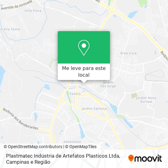 Plastmatec Indústria de Artefatos Plasticos Ltda mapa