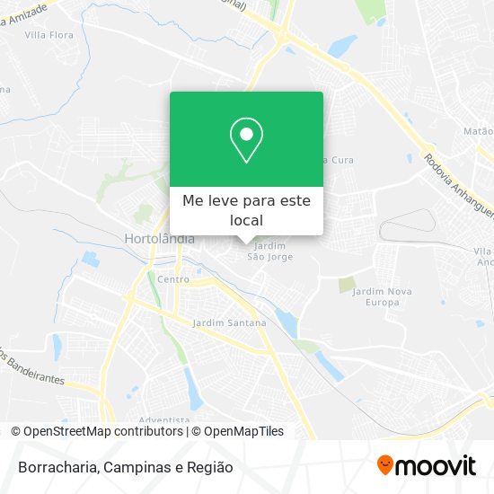 Borracharia mapa
