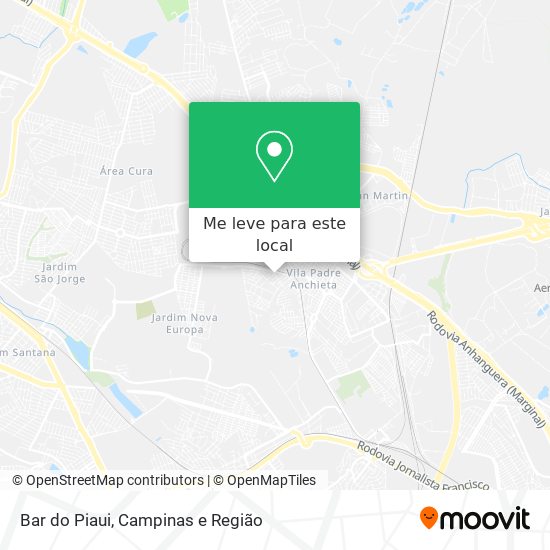 Bar do Piaui mapa