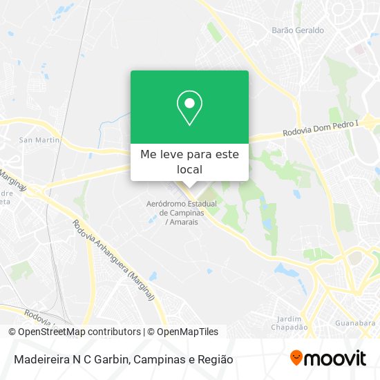 Madeireira N C Garbin mapa