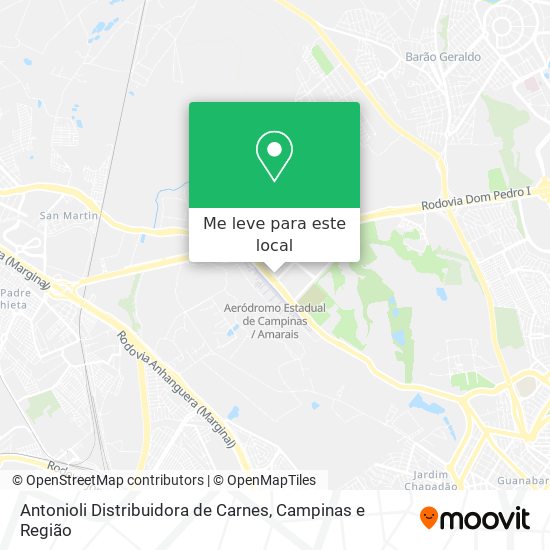 Antonioli Distribuidora de Carnes mapa