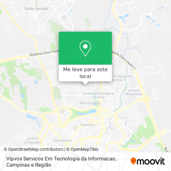 Vipvox Servicos Em Tecnologia da Informacao mapa