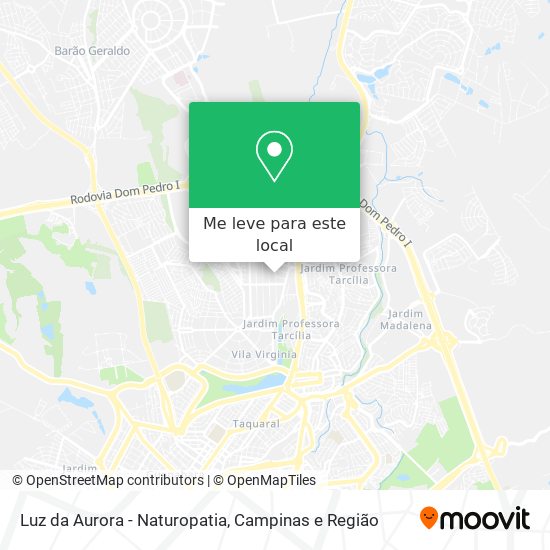 Luz da Aurora - Naturopatia mapa