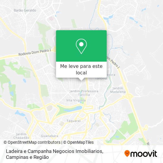 Ladeira e Campanha Negocios Imobiliarios mapa