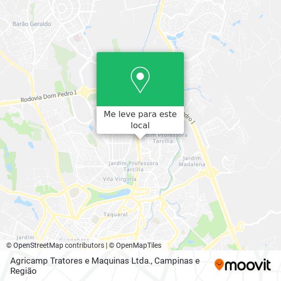 Agricamp Tratores e Maquinas Ltda. mapa