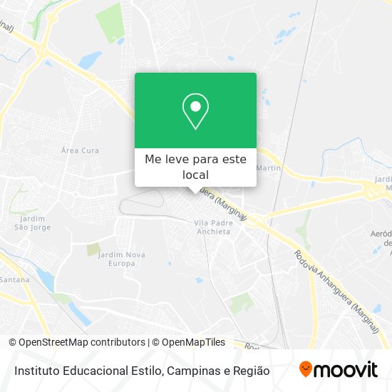 Instituto Educacional Estilo mapa