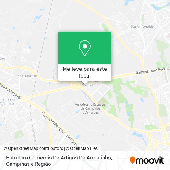 Estrutura Comercio De Artigos De Armarinho mapa