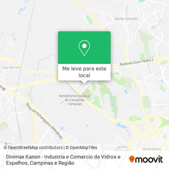 Divimax Kanon - Industria e Comercio de Vidros e Espelhos mapa