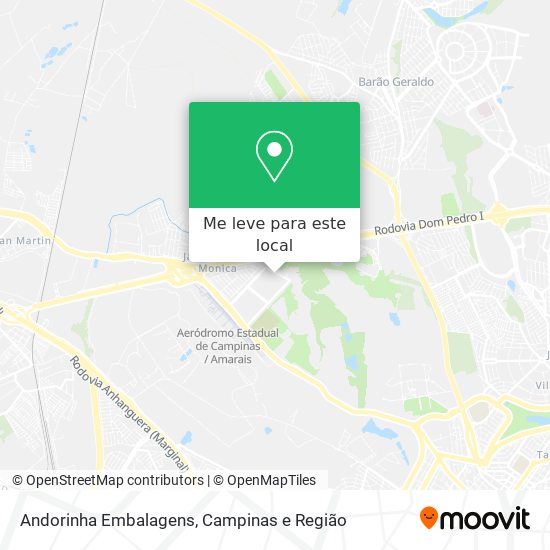 Andorinha Embalagens mapa