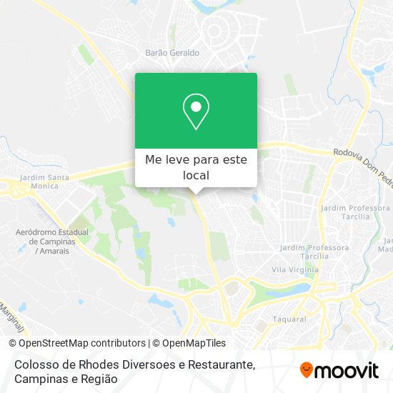 Colosso de Rhodes Diversoes e Restaurante mapa