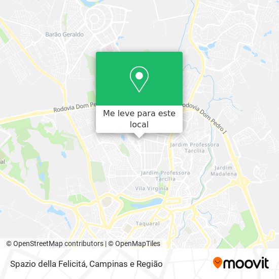Spazio della Felicitá mapa
