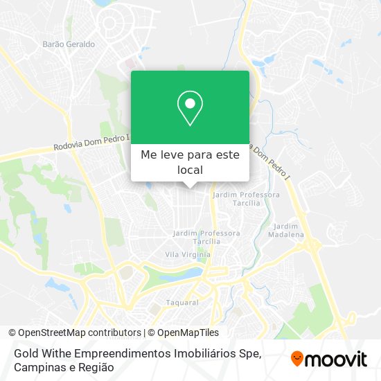 Gold Withe Empreendimentos Imobiliários Spe mapa