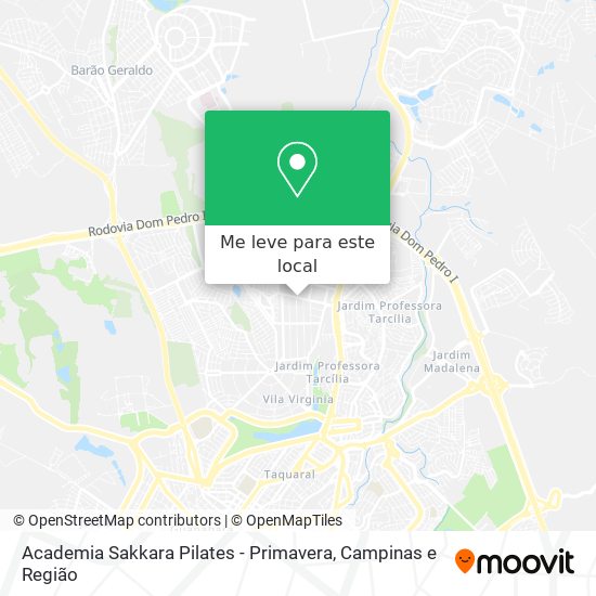 Academia Sakkara Pilates - Primavera mapa
