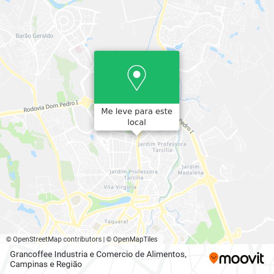 Grancoffee Industria e Comercio de Alimentos mapa