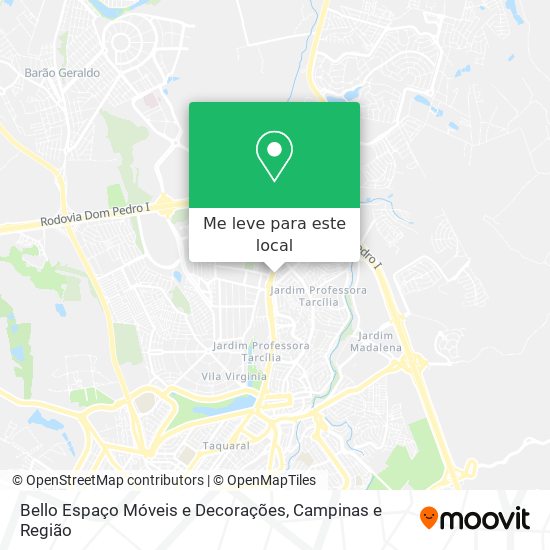 Bello Espaço Móveis e Decorações mapa