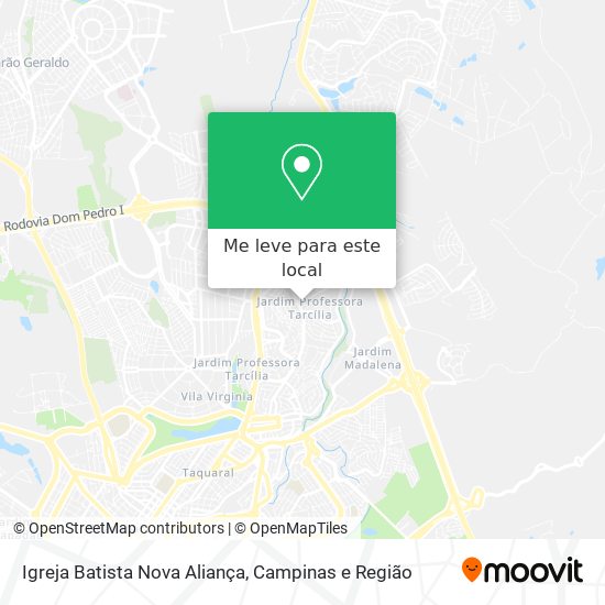 Igreja Batista Nova Aliança mapa