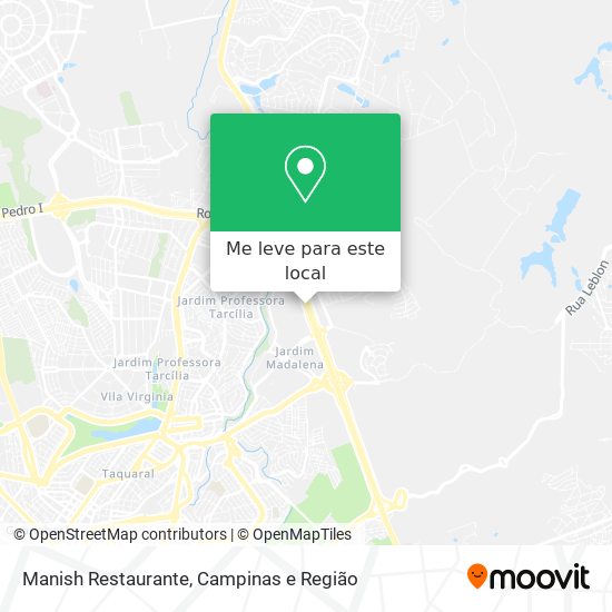 Manish Restaurante mapa