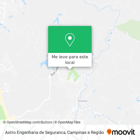 Astro Engenharia de Seguranca mapa