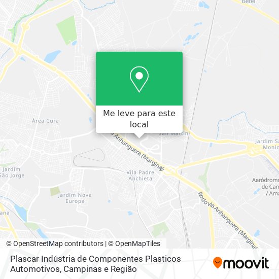 Plascar Indústria de Componentes Plasticos Automotivos mapa