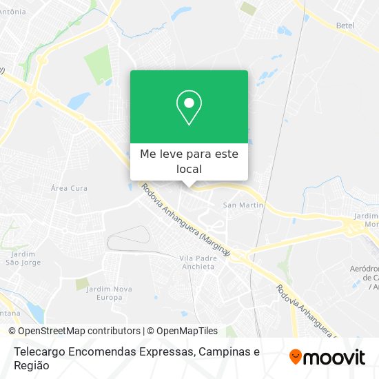 Telecargo Encomendas Expressas mapa