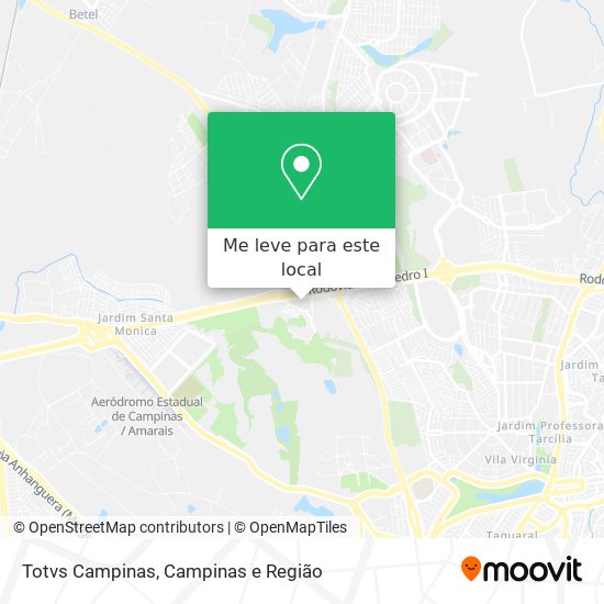 Totvs Campinas mapa