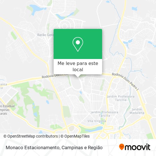 Monaco Estacionamento mapa